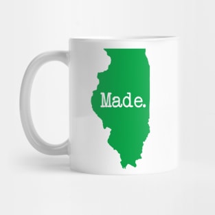 Illinois Made IL Green Mug